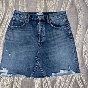 Agolde denim skirt
